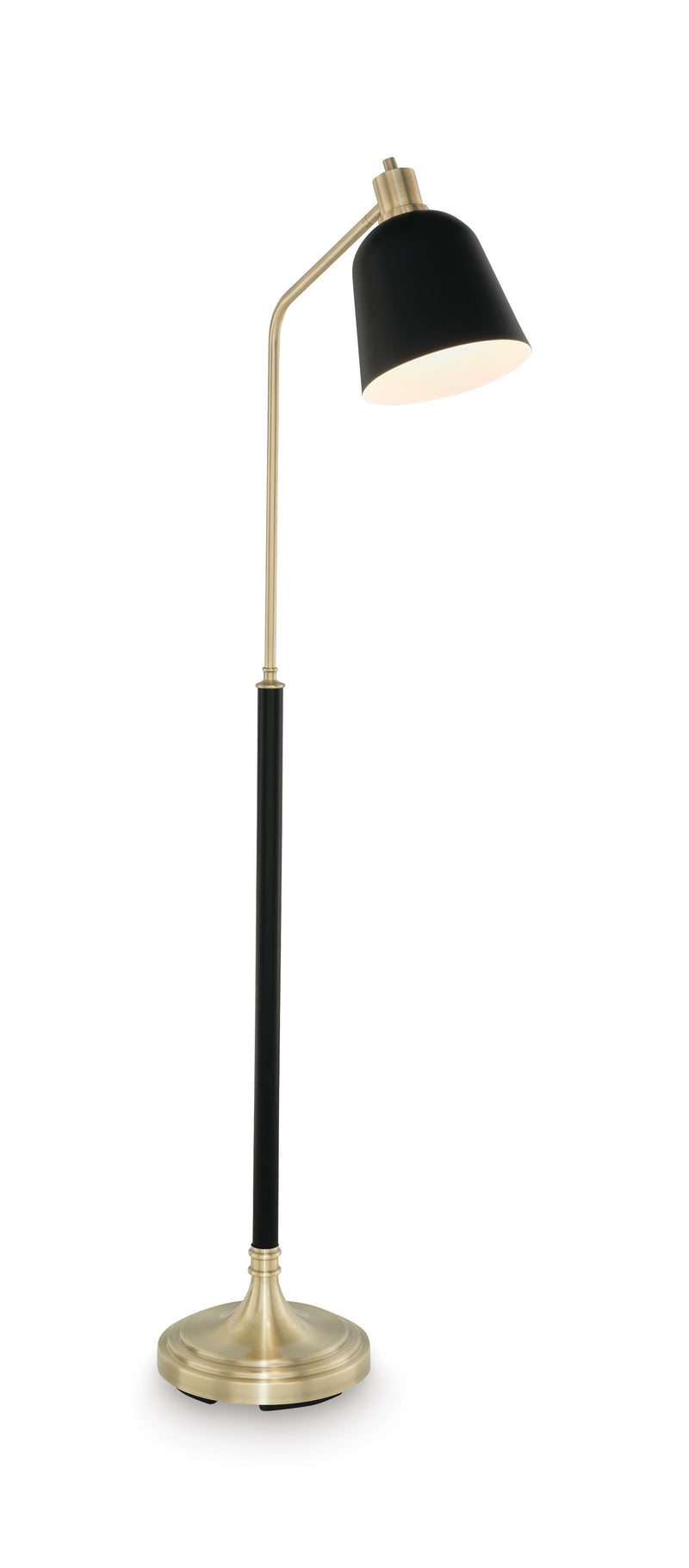 Clairwell Black/Gold Finish Floor Lamp - L734421
