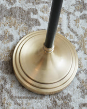 Clairwell Black/Gold Finish Floor Lamp - L734421