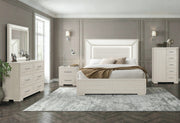 Clara Beige Nightstand - CLARA-BEIGE-NS