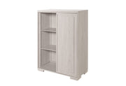 Clara Beige Sliding Door Chest - CLARA-BEIGE-SL CH
