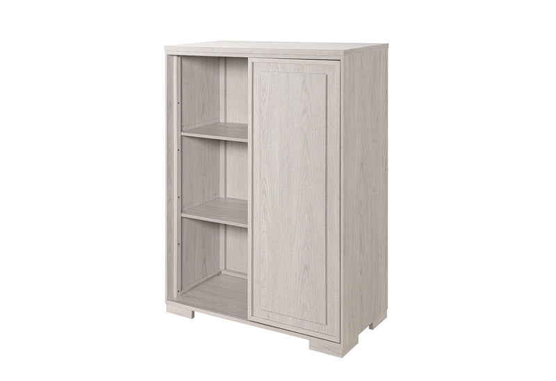 Clara Beige Sliding Door Chest - CLARA-BEIGE-SL CH