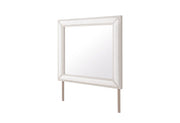 Clara Beige Upholstered Mirror - CLARA-BEIGE-MR