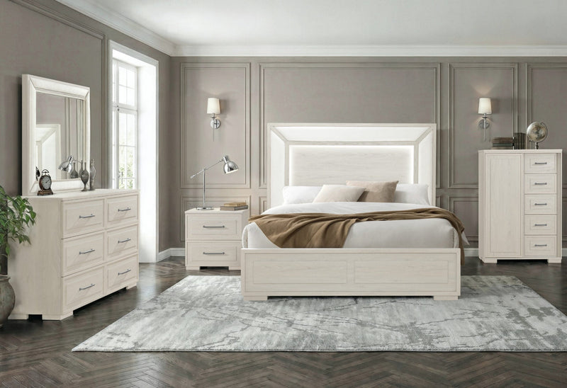 Clara Beige Upholstered Mirror - CLARA-BEIGE-MR