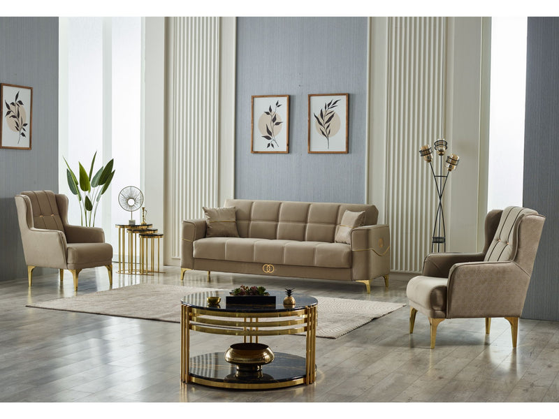 Clara Chair Beige in Beige - 101-CLA-LV260-B