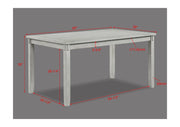 Clara Driftwood Dining Set - DMV FurnitureDining Room Set