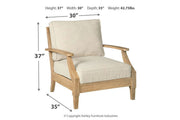 Clare View Beige Lounge Chair with Cushion - DMV FurnitureLounge Chair