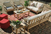 Clare View Beige Sofa with Cushion - DMV FurnitureSofa
