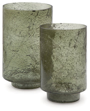 Clarkton Green Candle Holder Set (Set of 2) - A2000623