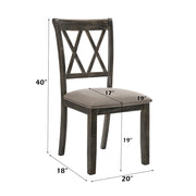Claudia II Side Chair (Set-2) - 71882