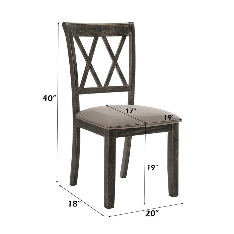 Claudia II Side Chair (Set-2) - 71882