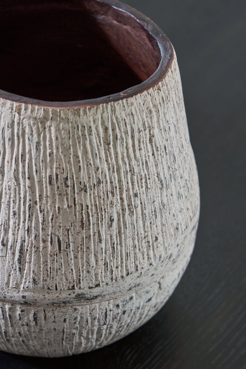Claymount Distressed Brown Vase - A2000635