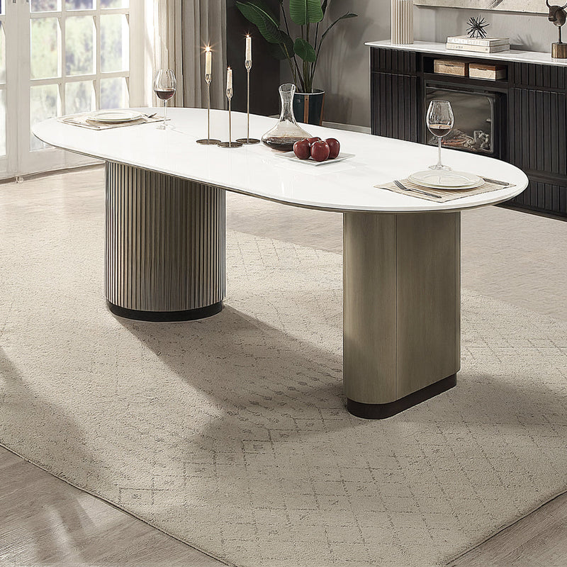 Clayten Dining Table w/Engineered Top - DN06190
