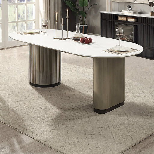 Clayten Dining Table w/Engineered Top - DN06190