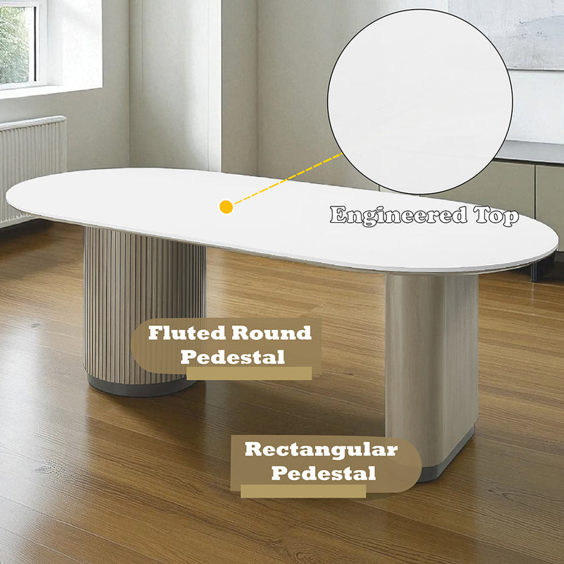 Clayten Dining Table w/Engineered Top - DN06190