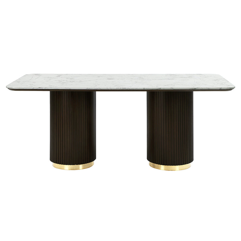 Clayten Dining Table w/Marble Top - DN03940