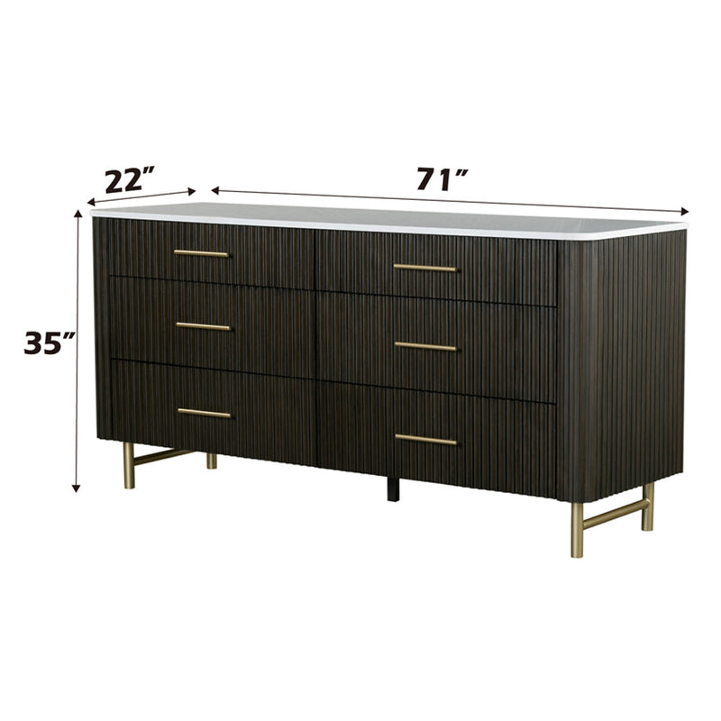 Clayten Dresser w/Marble Top - BD04095