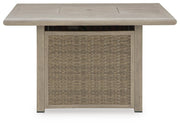 Cliff Trails Beige Fire Pit Table - PCP690-772