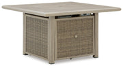 Cliff Trails Beige Fire Pit Table - PCP690-772