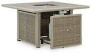 Cliff Trails Beige Fire Pit Table - PCP690-772