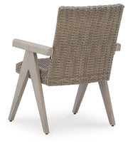 Cliff Trails Beige Outdoor Arm Chair (Set of 2) - PCP690-601A