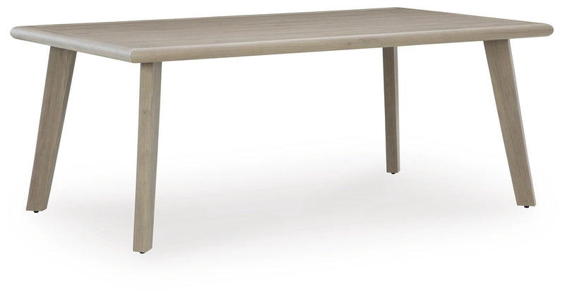 Cliff Trails Beige Outdoor Dining Table - PCP690-625