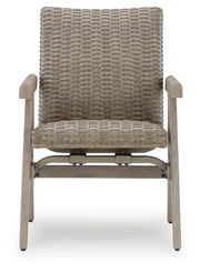 Cliff Trails Beige Outdoor Rocking Arm Chair (Set of 2) - PCP690-602A