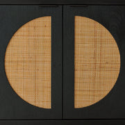 Cliffiings Black/Natural Accent Cabinet - A4000575