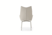 Cloud Table With 1218 Swivel Grey Chairs Set - DMV Furniture