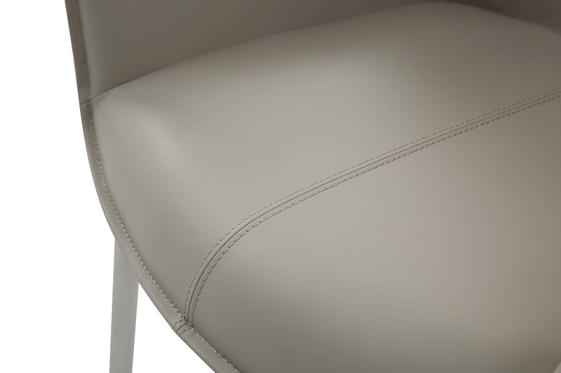 Cloud Table With 1218 Swivel Grey Chairs Set - DMV Furniture