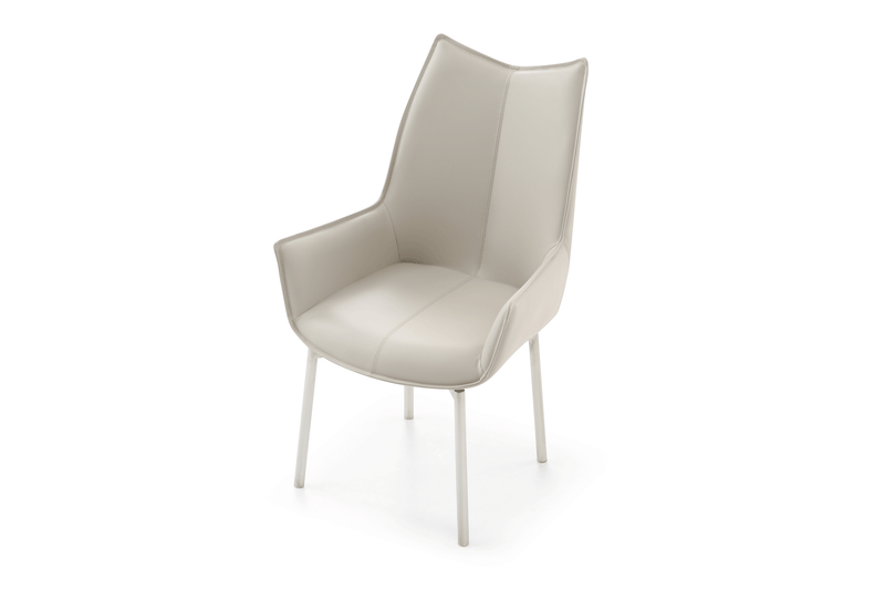 Cloud Table with 1218 swivel grey taupe chairs SET - p13219