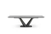 Cloud Table with 1218 swivel grey taupe chairs SET - p13219