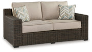 Coastline Bay Outdoor Loveseat with Cushion - P784-835