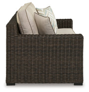 Coastline Bay Outdoor Loveseat with Cushion - P784-835