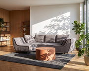 Cocoli Sectional W/ Bed Dark Taupe Set - p14467