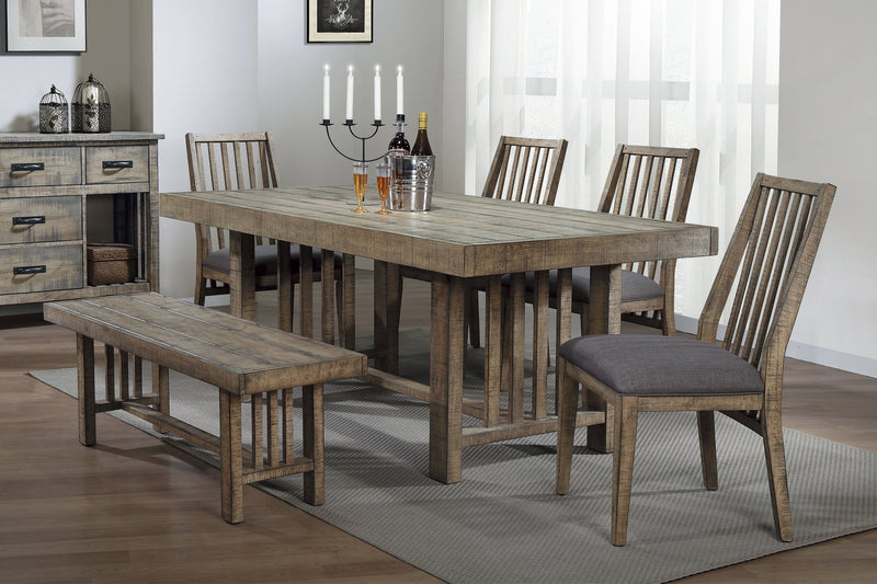 Codie Weathered Brown Dining Set - DMV FurnitureDining Room Set