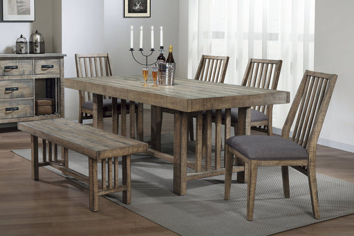 Codie Weathered Brown Dining Set - DMV FurnitureDining Room Set