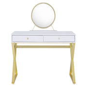 Coleen Vanity Desk W/Mirror & Jewelry Tray - AC00667