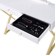 Coleen Vanity Desk W/Mirror & Jewelry Tray - AC00667