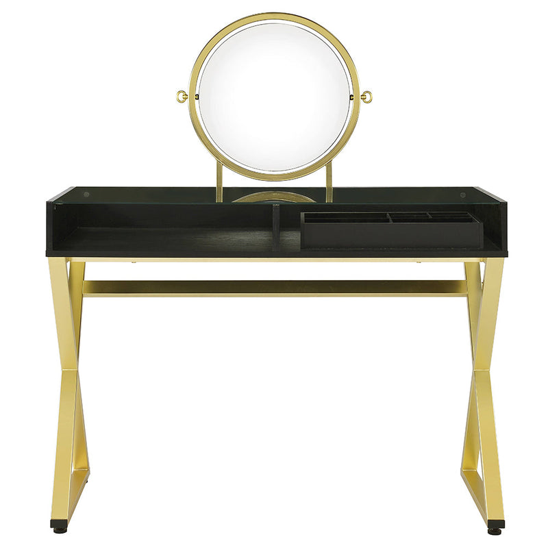 Coleen Vanity Desk W/Mirror & Jewelry Tray - AC00669