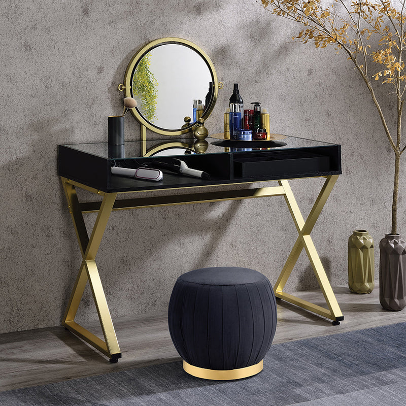 Coleen Vanity Desk W/Mirror & Jewelry Tray - AC00669