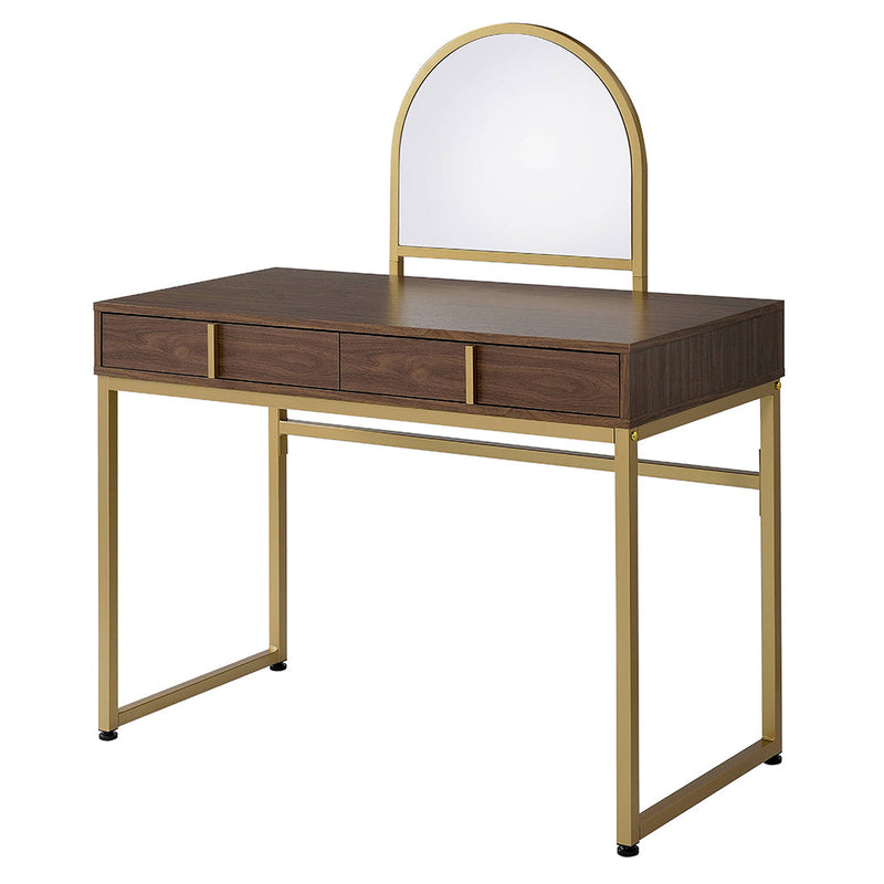 Coleen Vanity Desk W/Mirror & Jewelry Tray - AC00670