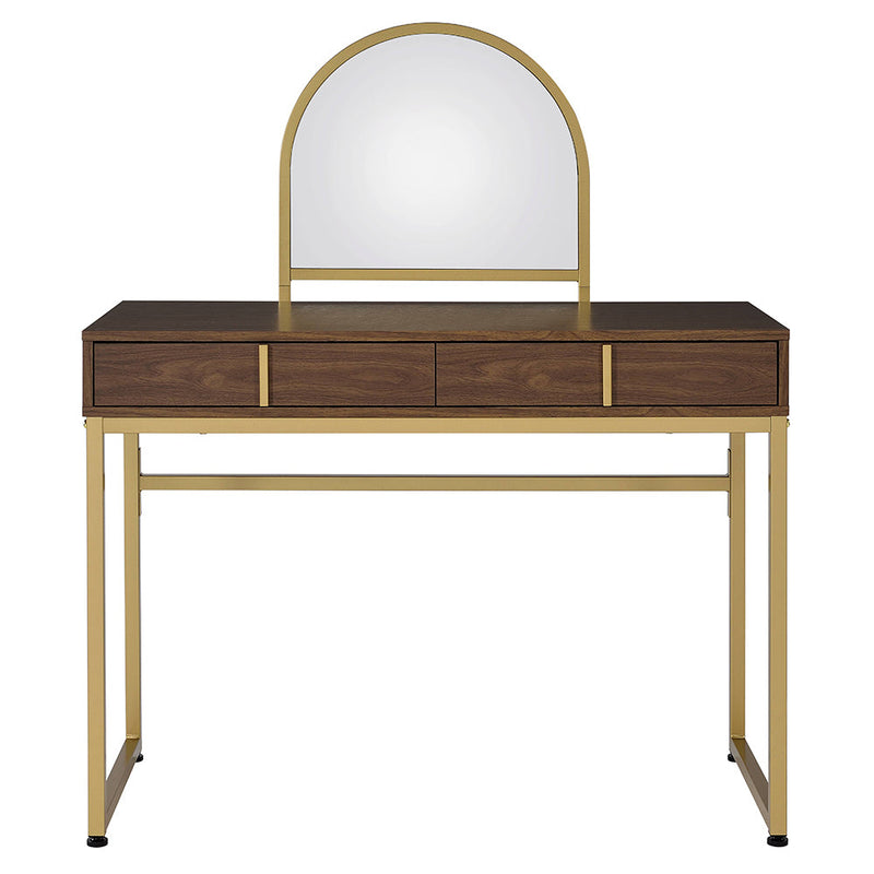 Coleen Vanity Desk W/Mirror & Jewelry Tray - AC00670