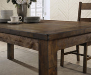 Coleman 5-piece Rectangular Dining Set Rustic Golden Brown - 107041-S5