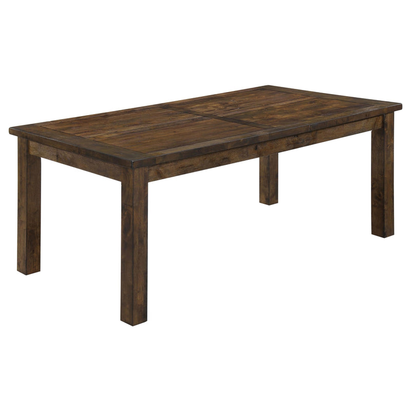 Coleman 7-piece Rectangular Dining Set Rustic Golden Brown - 107041-S7
