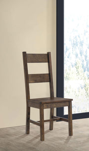 Coleman Dining Side Chair Rustic Golden Brown (Set of 2) - 107042