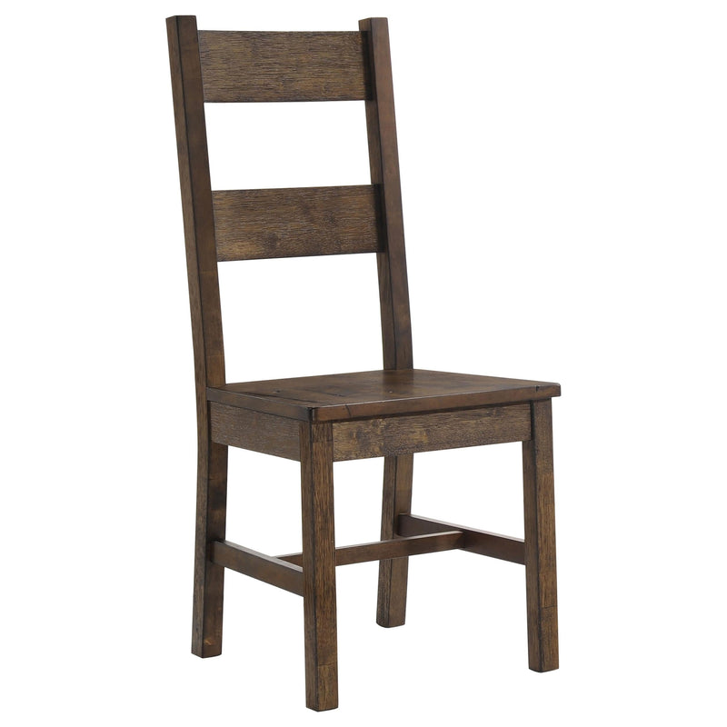 Coleman Dining Side Chair Rustic Golden Brown (Set of 2) - 107042