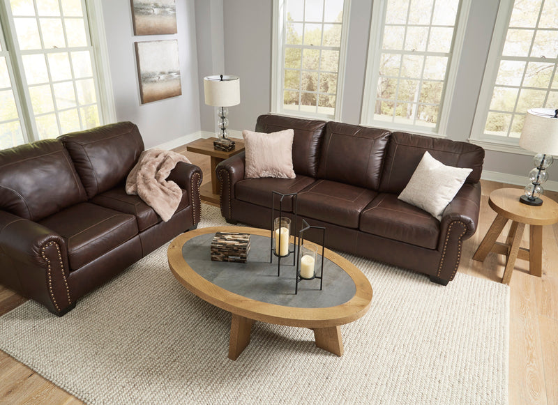 Colleton Dark Brown Leather Living Room Set - DMV FurnitureLiving Room Set