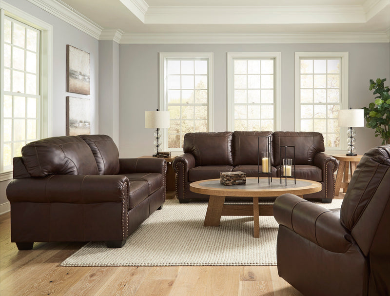 Colleton Dark Brown Leather Living Room Set - DMV FurnitureLiving Room Set