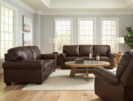 Colleton Dark Brown Leather Living Room Set - DMV FurnitureLiving Room Set