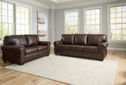 Colleton Dark Brown Leather Living Room Set - DMV FurnitureLiving Room Set
